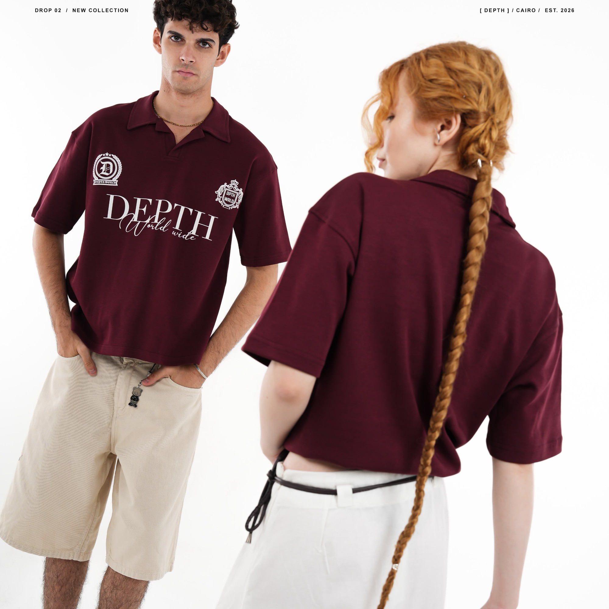 Burgundy Elite Polo