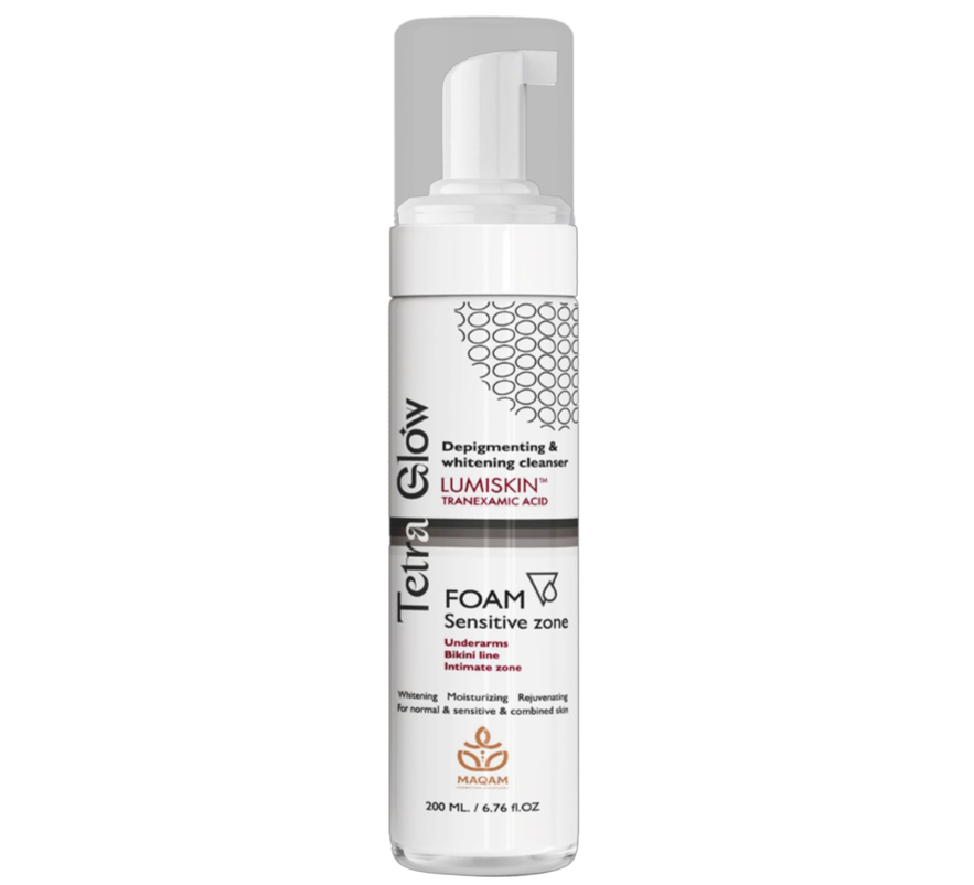 Tetra Glow Sensitive Zone Whitening Foam 200ml