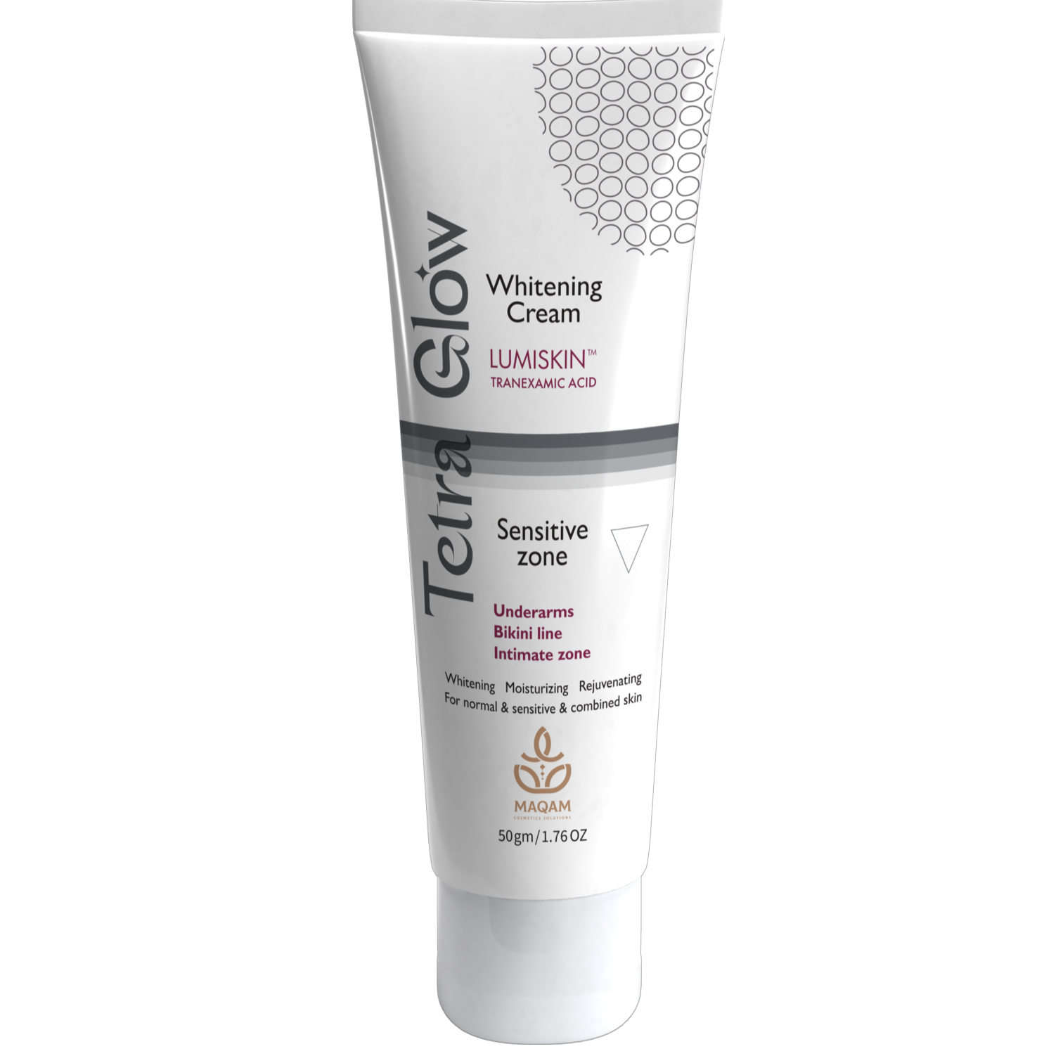 Tetra Glow Sensitive Zone Whitening Cream 50g